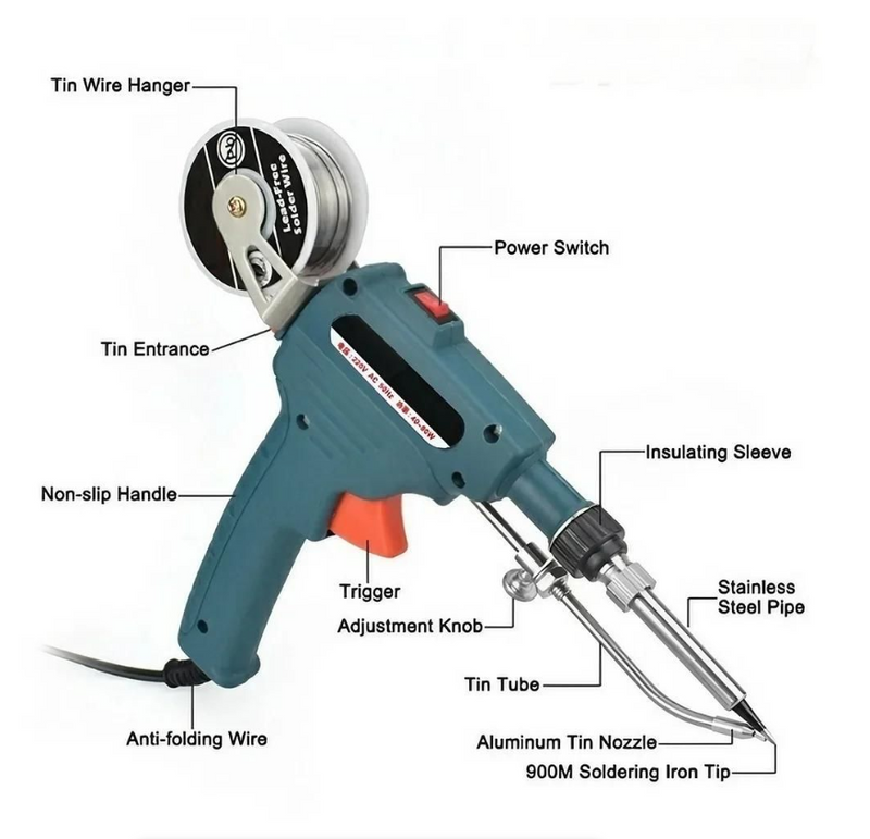 Internal Heating Soldering Iron Automatically Send Tin Gun Soldering Repair