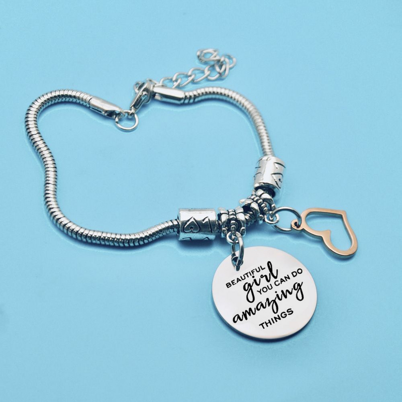 Beautiful Girl Charm Bracelet