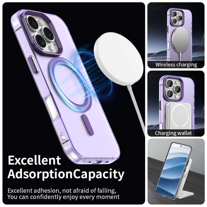Phone Case for iPhone 16 Pro Max, Compatible with Magsafe,Shockproof Magnetic Case Cover