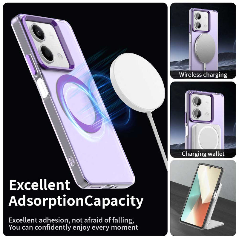Phone Case for Xiaomi Redmi Note 13 5G, Compatible with Magsafe,Shockproof Magnetic Case Cover
