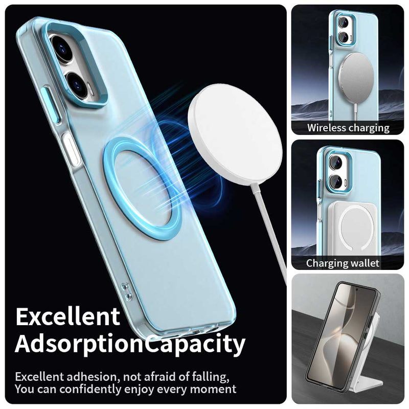 Phone Case for Motorola Moto G35, Compatible with Magsafe,Shockproof Magnetic Case Cover