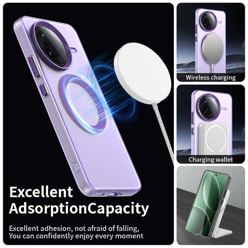 Phone Case for Xiaomi Redmi K80 5G, Compatible with Magsafe, Shockproof Magnetic Case Cover