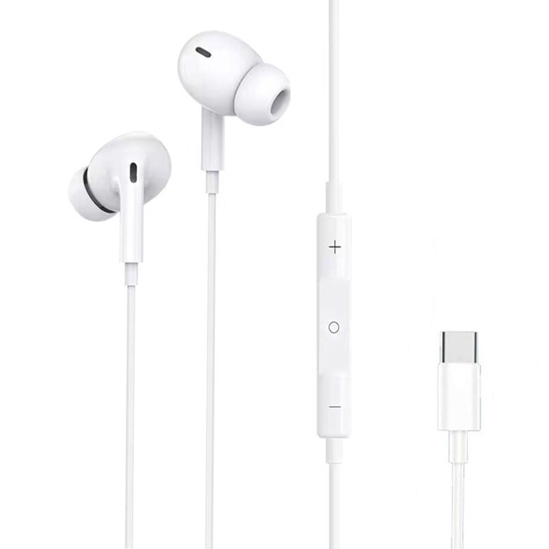 Wired Earphones For Phone In-Ear Earbuds For Lightning USB-C 3.5mm Earphone - Type- C