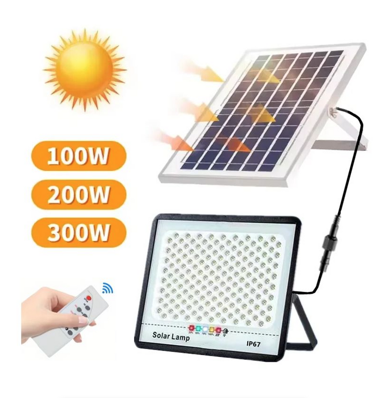 Super bright solar light LED solar floodlight outdoor LED courtyard light - 72LED-100W