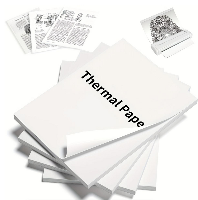 Thermal Printer Paper A4 Portable Thermal Printer Paper 100Sheets