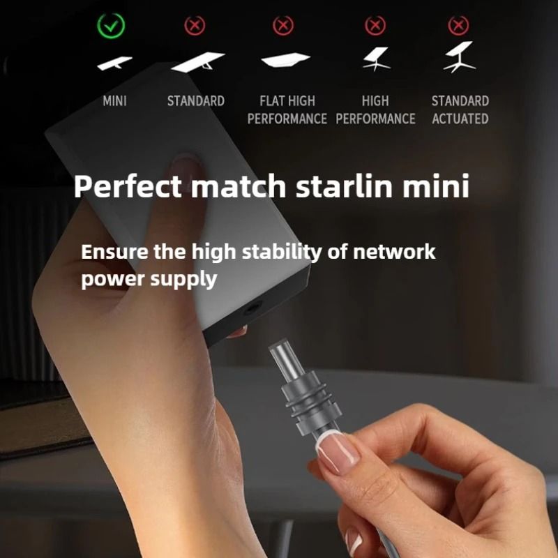 3 in 1 Power Cable Car Charger For Starlink Mini Type-C/DC 20V/5A