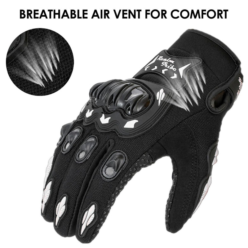 Motorcycle Gloves Riding Gloves for Bike Motocross Racing Anti-slip Full Finger Motorbike Golves Bike Racing Gloves for ATV Off Road Mountain Bike Outdoor Cycling