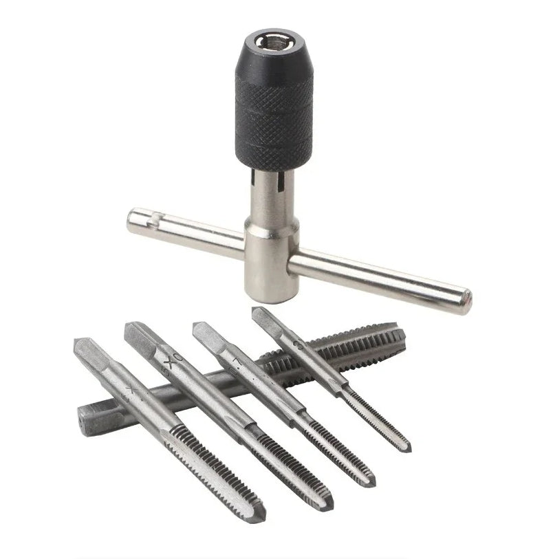 Tap Holder Wrench T-Handle Professional Hand Tapping Tools Machinist Repair