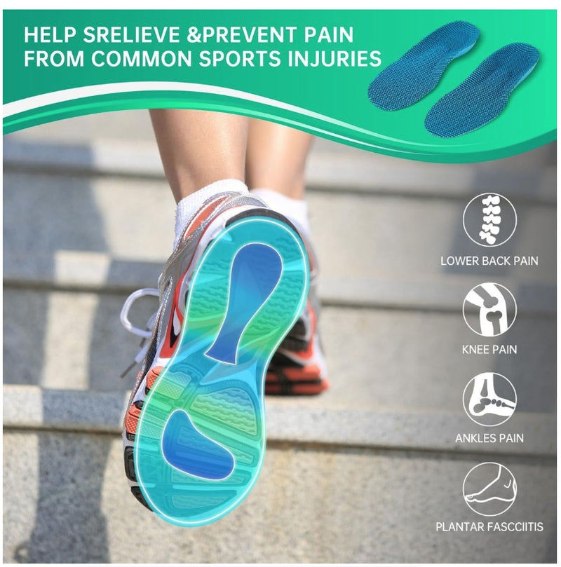 Plantar Fasciitis Insoles Cushioned Arch Support Shoes Insoles Men Woman