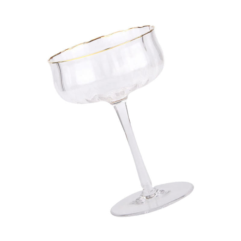 260ml Glass cup for Home Cocktails (Gold)