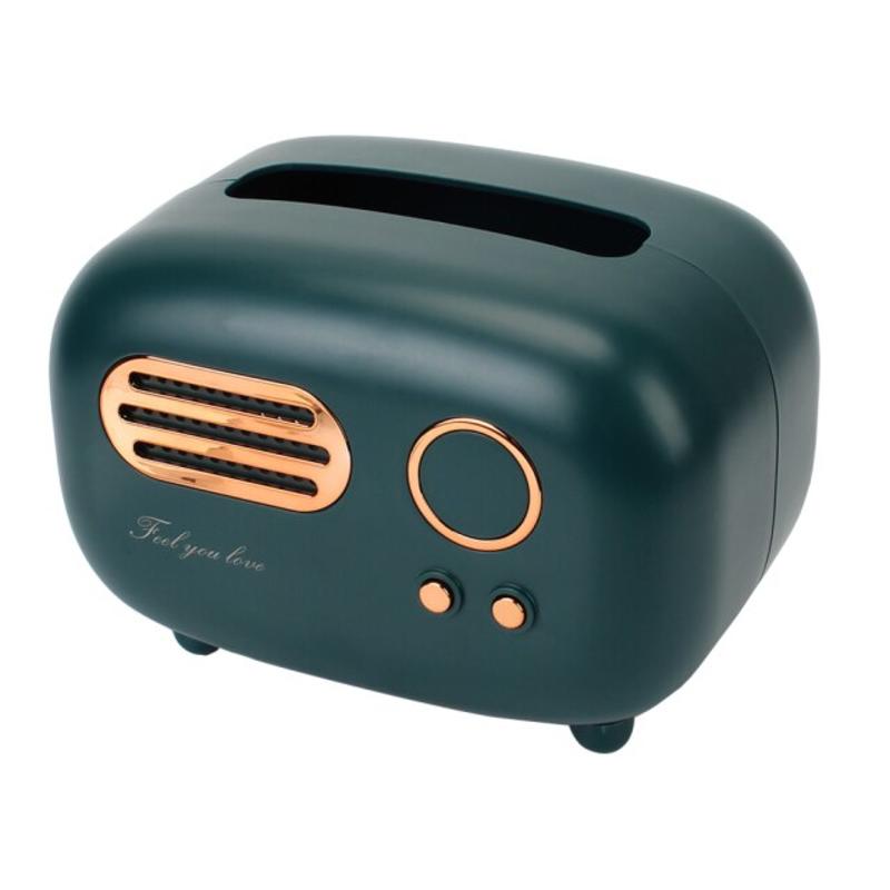 Home decor Office napkin box Radio-shaped tray