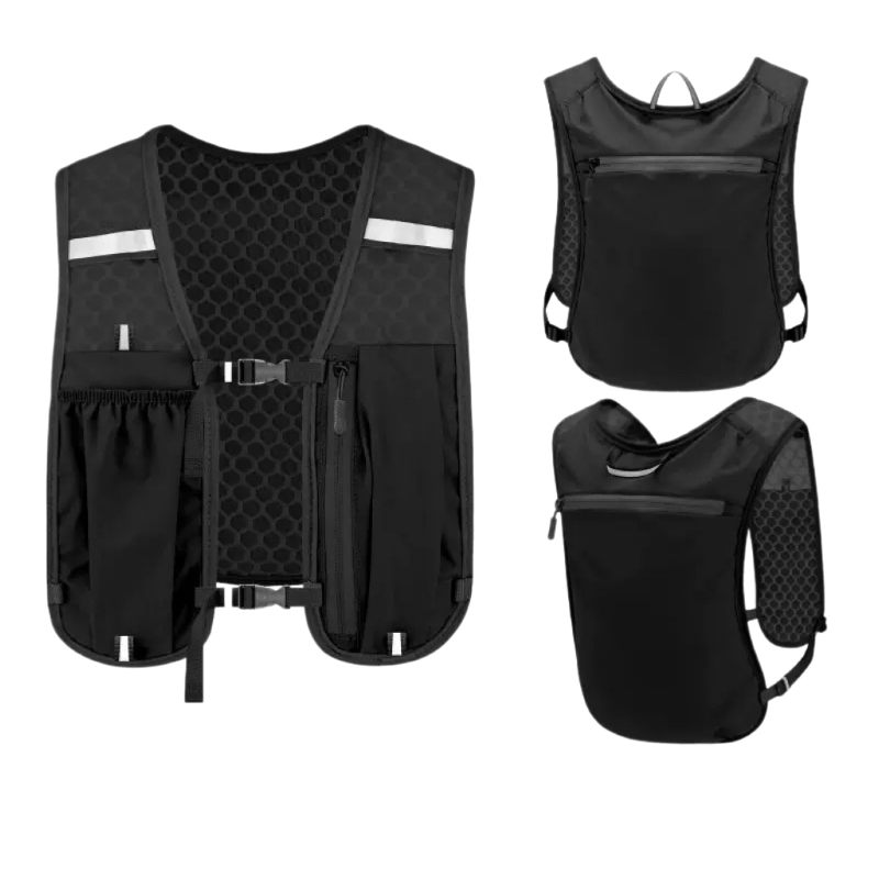 Marathon Running Vest With 500ML Soft Water Bottle