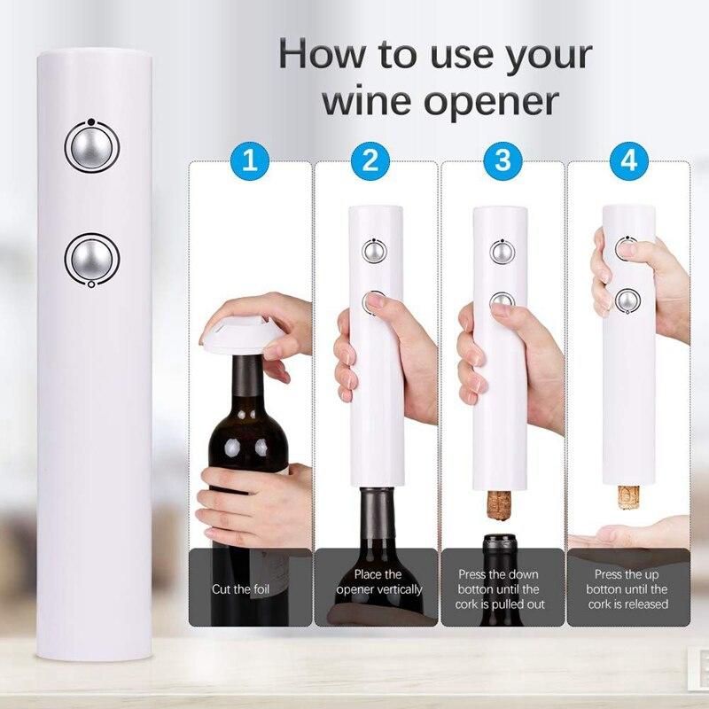 Electric Wine Opener Automatic Electric Wine Bottle Opener Bottle Cork