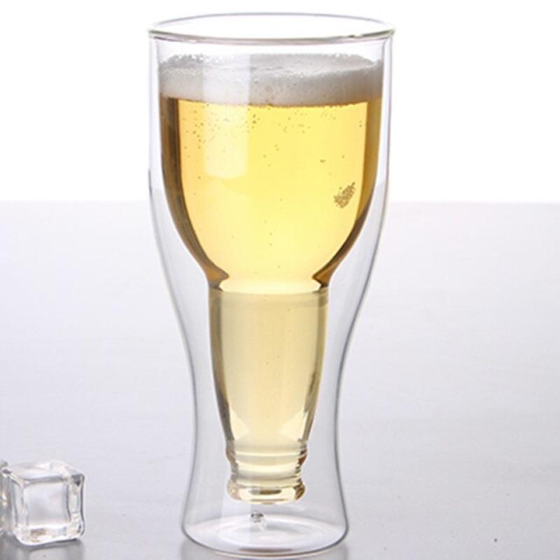 Double wall glass cup cafe creative tea cup miluet cafe Coupe