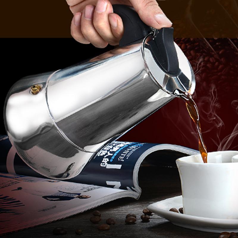 300ml coffee machine Top Italian Moka Cafeteira Espresso