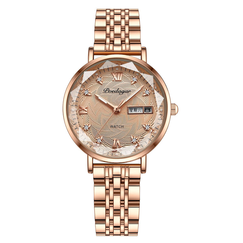 Women's Rose Gold Quartz Watch