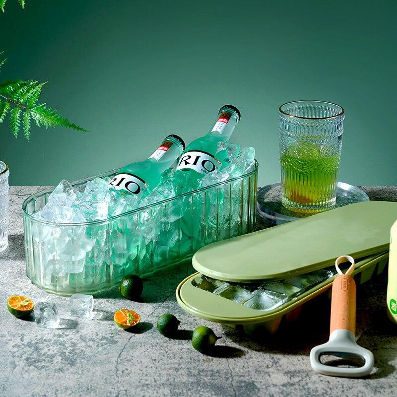 Ice cube tray with lid and storage container Ice cube mould for whisky