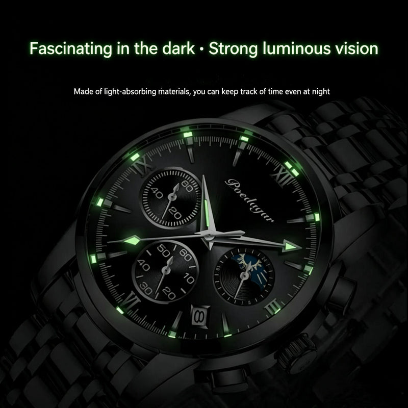 Men's Multifunctional Quartz Watch