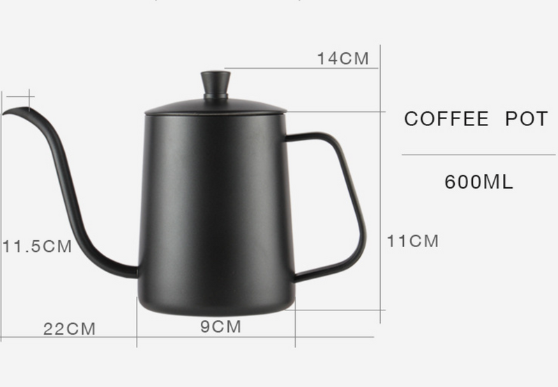 Coffee machine drip cap stainless steel food shell - 600 ML