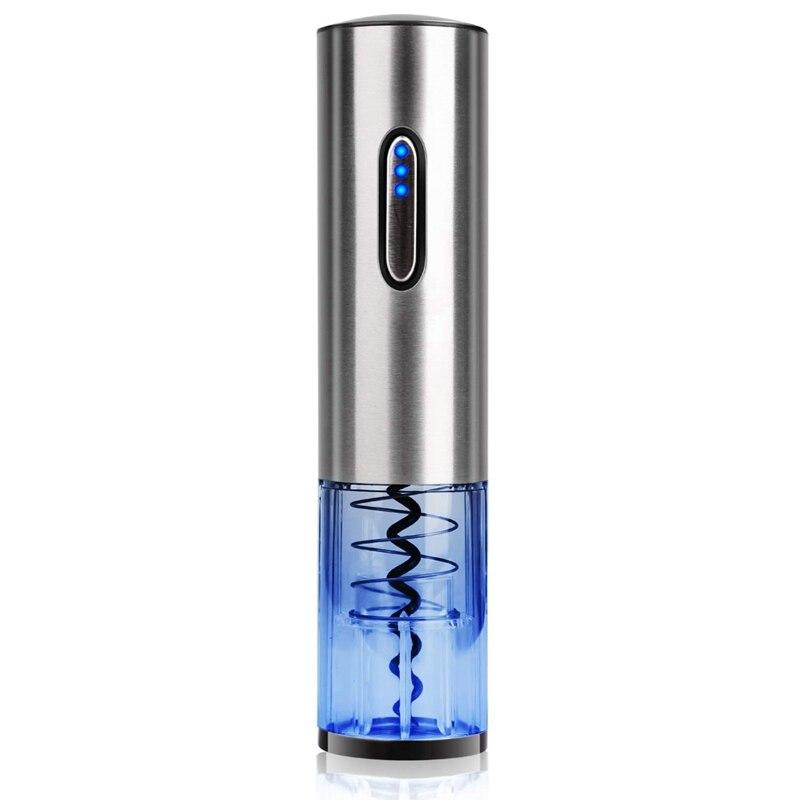 Electric Wine Opener Automatic Electric Corkscrew USB Battery Stainles