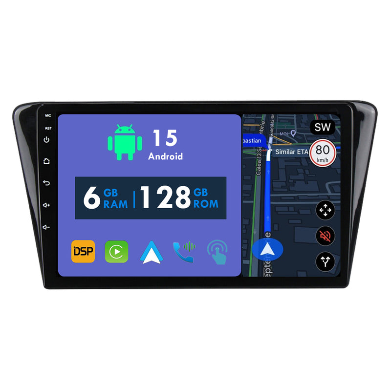RoverOne Car Stereo Radio Bluetooth CarPlay GPS Navigation for Peugeot 408 2014 - 2018