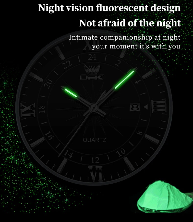 Quartz Watch Men Comfortable Strap Waterproof Fashion Dress Wristwatch Man