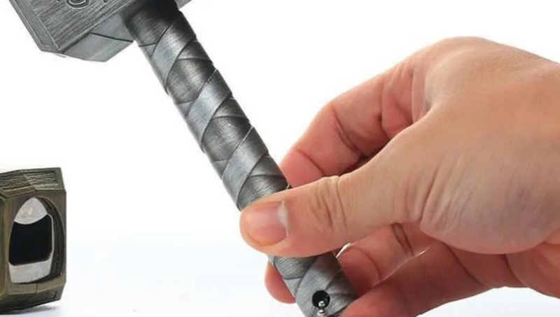 Beer opener with multi-function hammer magnetic