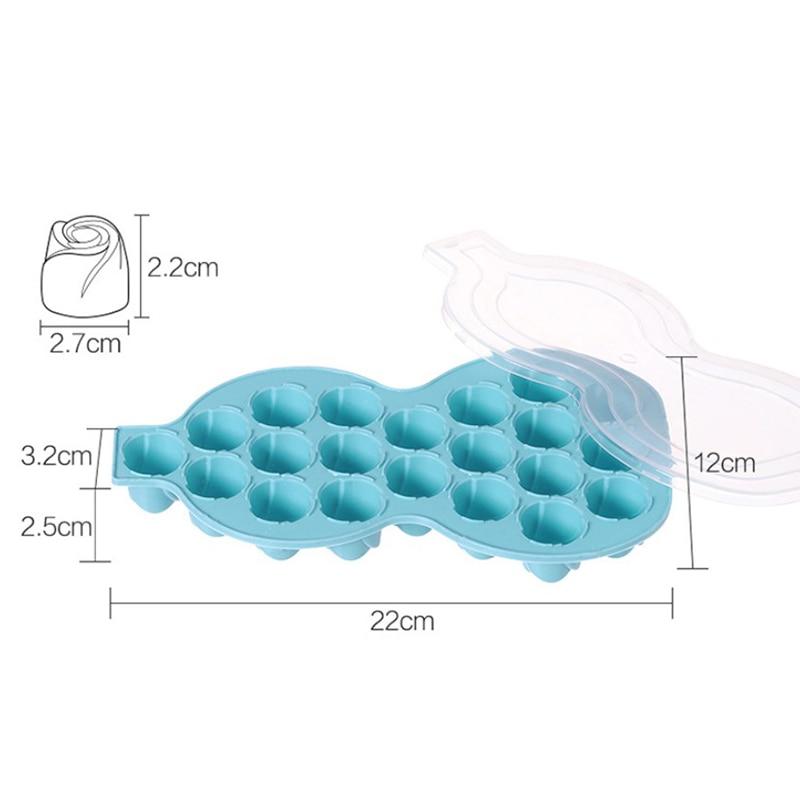 Ice cream moulds with ice cream mesh