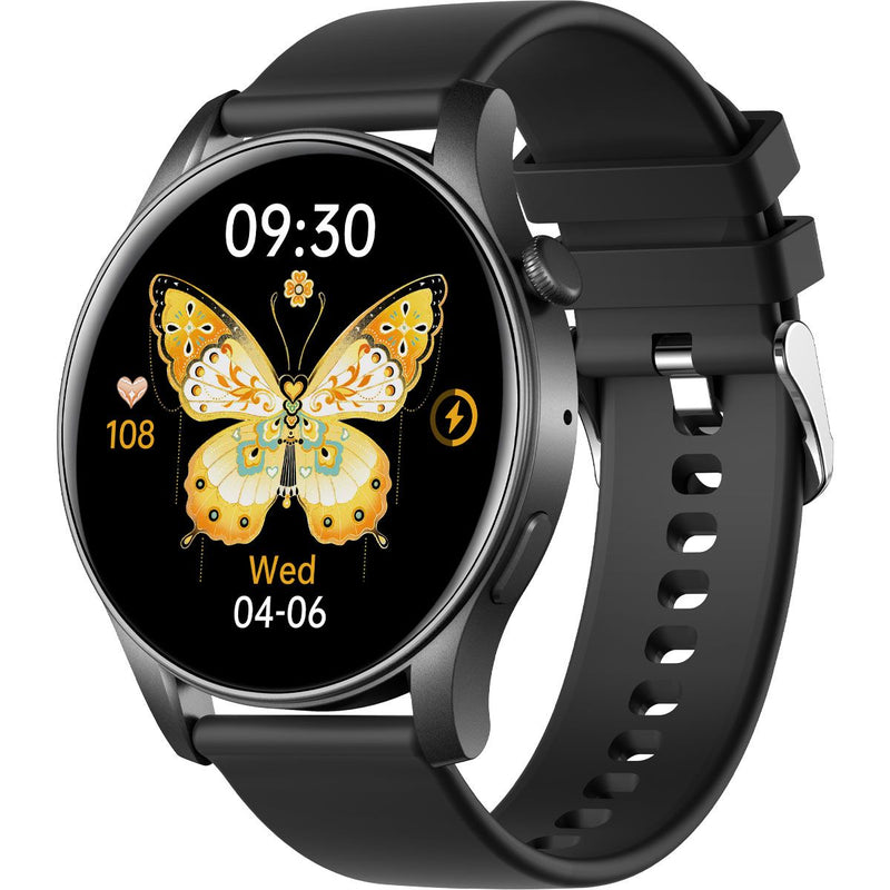 Smart Watch AMOLED Screen Fitness Tracker & Bluetooth Call - Silicone strap