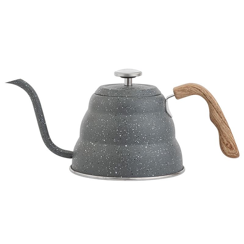 European Style Painted Stainless Steel Coffee Kettle - 500ml