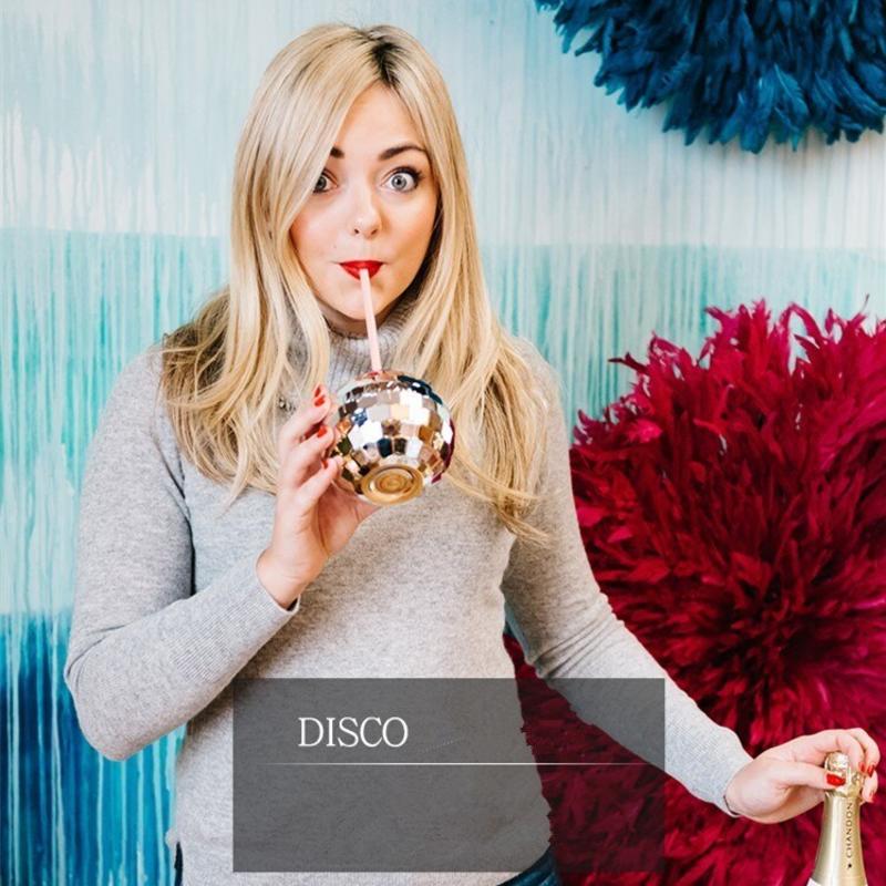 Creative Disco Flash Ball Cocktail Cocktail Nightclub Bar Party Flash