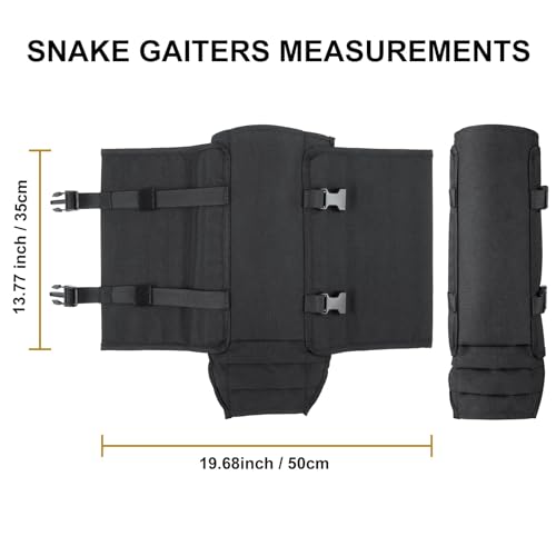 Adjustable snake gaiters & chaps for men and woman