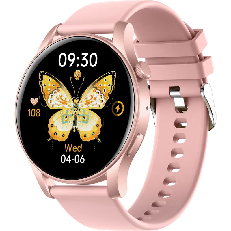 Smart Watch AMOLED Screen Fitness Tracker & Bluetooth Call - Silicone strap
