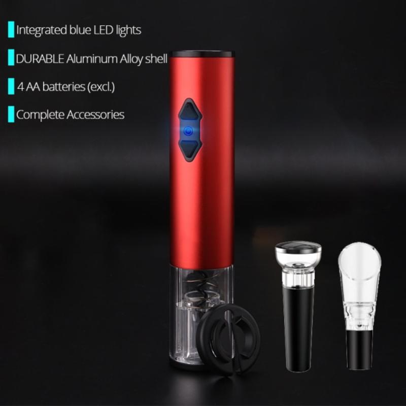 4 in 1 Fireproof Electric Wine Bottle Opener / Wine Pour