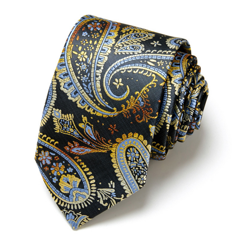 Fashion Men's Necktie Gift Box Striped Tie Handchief Cufflink Tie Clip Set