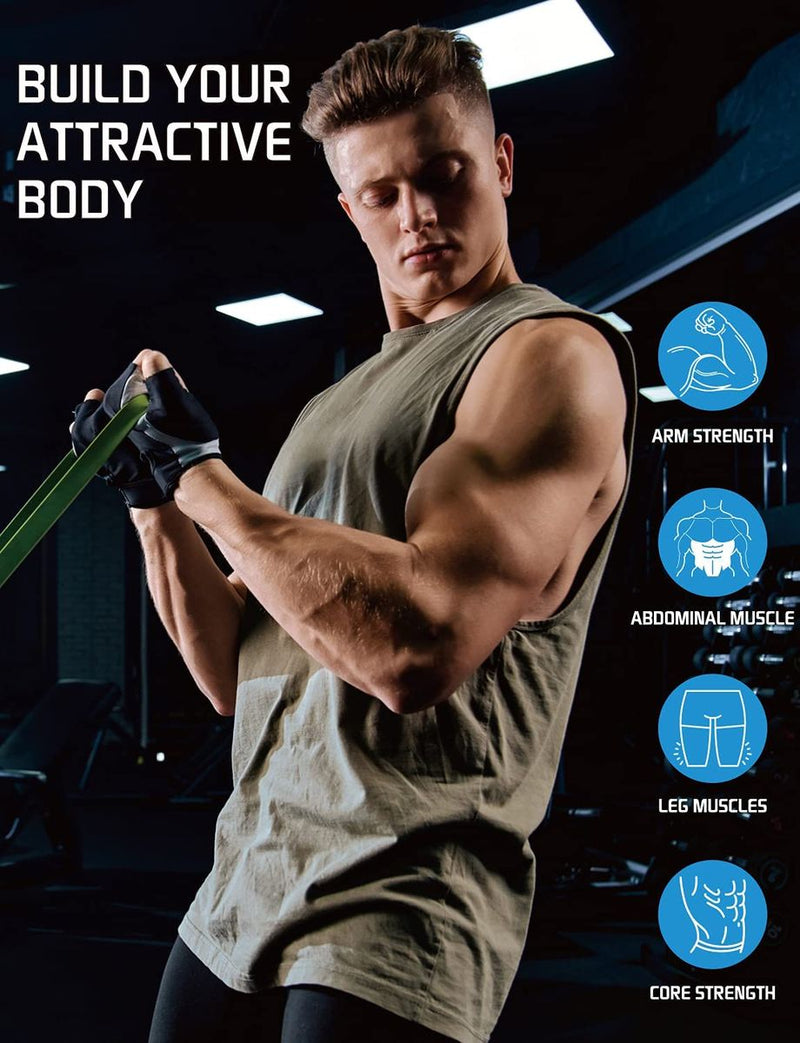 Resistance Power Bands for Fitness Training - Set of 4