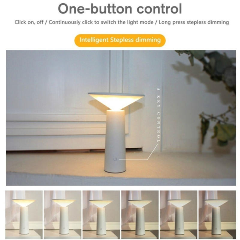 LED Dimming Eye Protect Desk Lamp USB Battery Reading Table Lamp