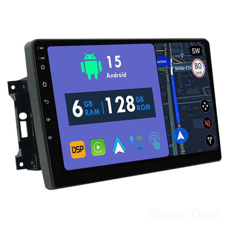 RoverOne Car Stereo Radio Bluetooth CarPlay GPS Navigation for Jeep Wrangler 2007 - 2018