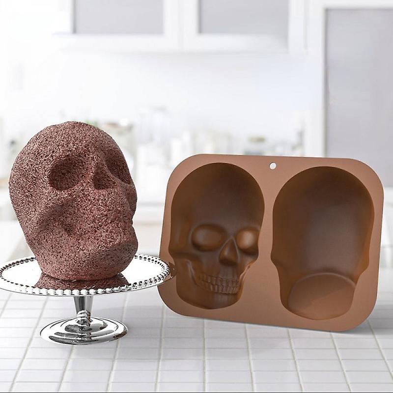 DIY Silicone Skull Cake Mold For Chocolate