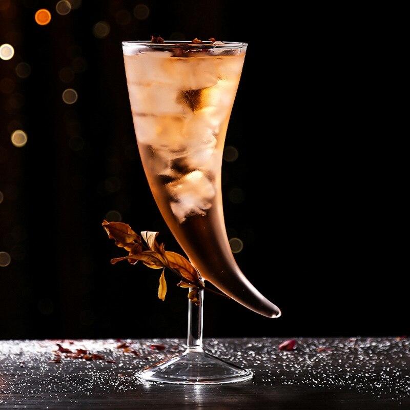 Creative shape moon glass cup