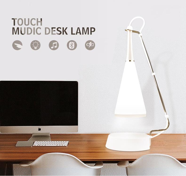 LED Touch Sensor Bluetooth LED Table Lamp USB Speaker Battery