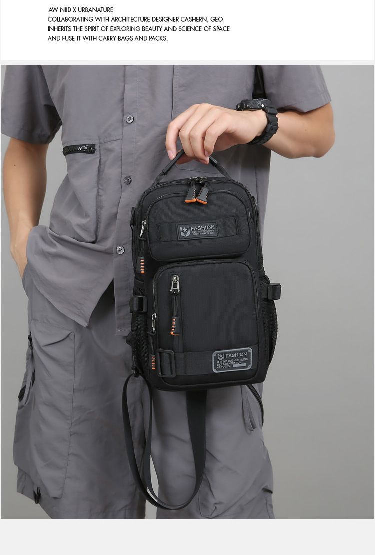 Large Capacity Chest Bag Versatile Multi-Functional Shoulder Crossbody