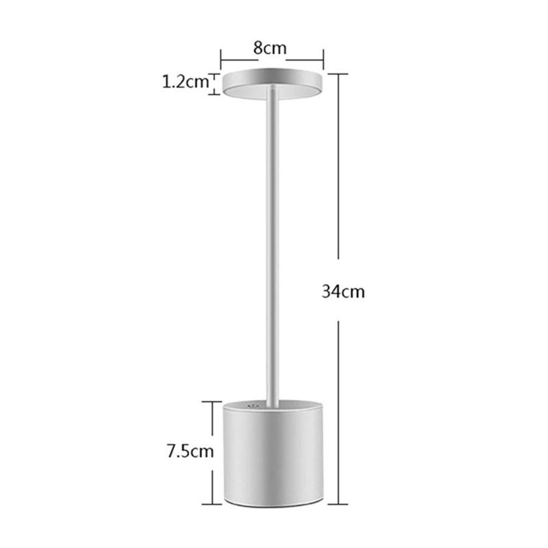 Touch Sensor Wireless Desk No Signs Modern Bar Restaurant Table LED