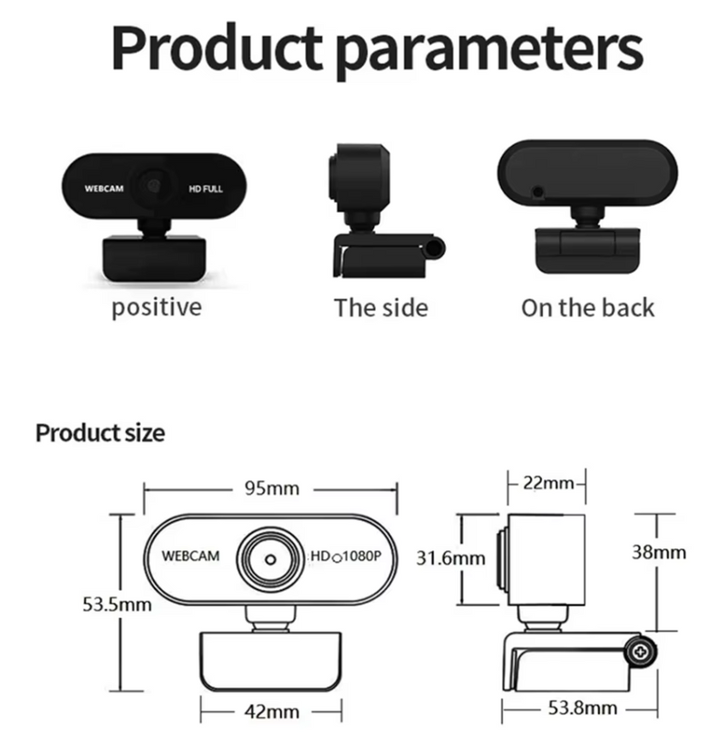 4K 2K 1080P Webcam USB Web Camera With Microphones