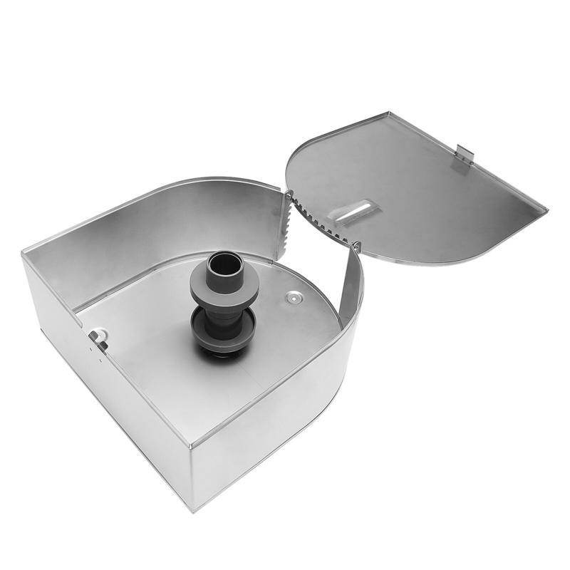 Toilet Paper Wall Holder with Lid Stainless Steel