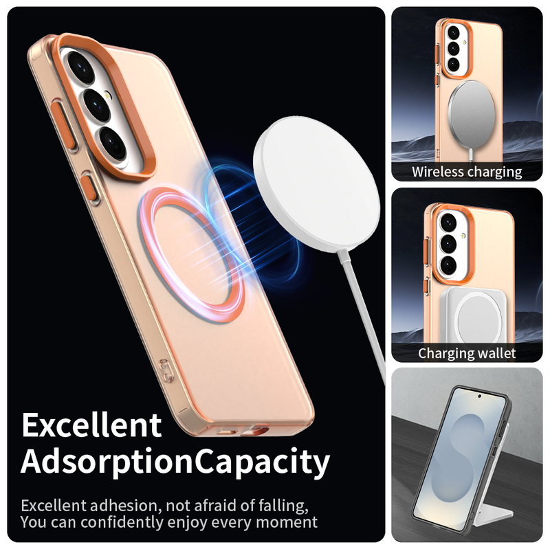Phone Case for Samsung Galaxy S26 Plus, Compatible with Magsafe,Shockproof Magnetic Case Cover