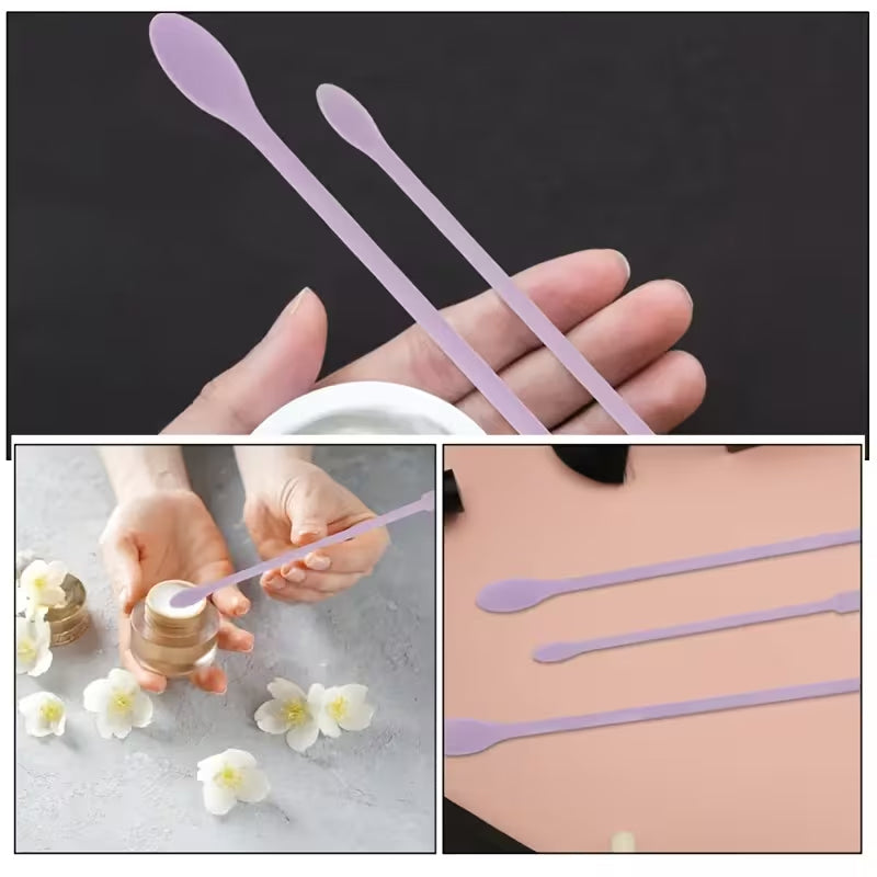 Mini Makeup Scraper For Cream & Lotion - 3-Piece Set