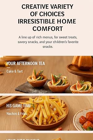 Air Fryer, Electric Oven Fryer Multifunctional Cooker 6.5L with Touch Recipes