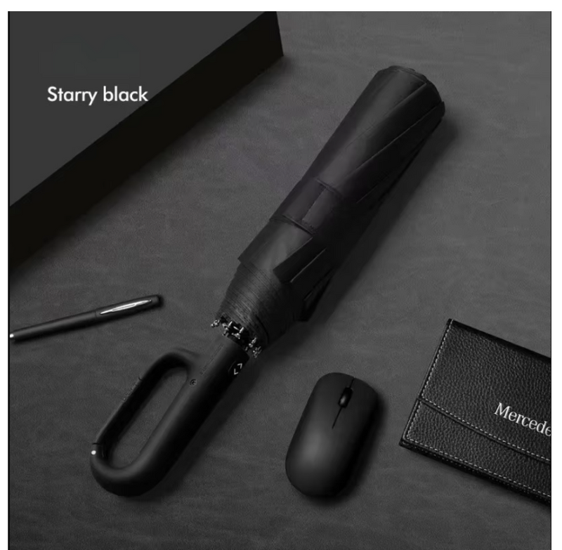 IPSTYLE Automatic Umbrella for Men Women Extra Large Folding Strong Sunshade Double Umbrella