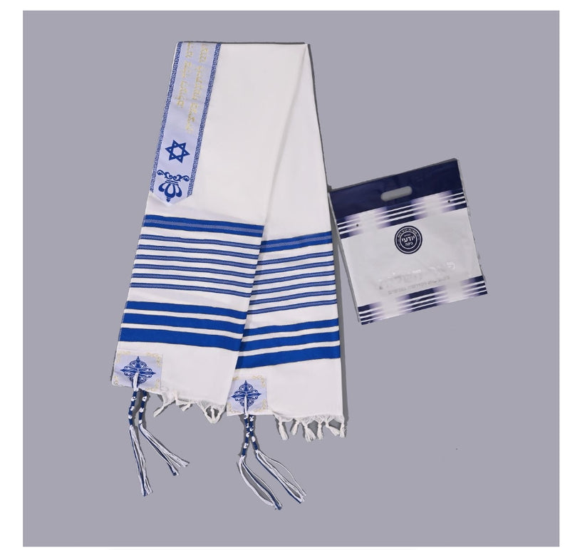 Prayers Shawl Religious Shawl Polyester for Religious Ceremony